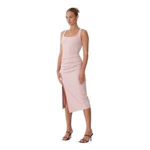 Finders Keepers Baby Pink Corset Midi Dress XS NWT Wedding Guest Formal